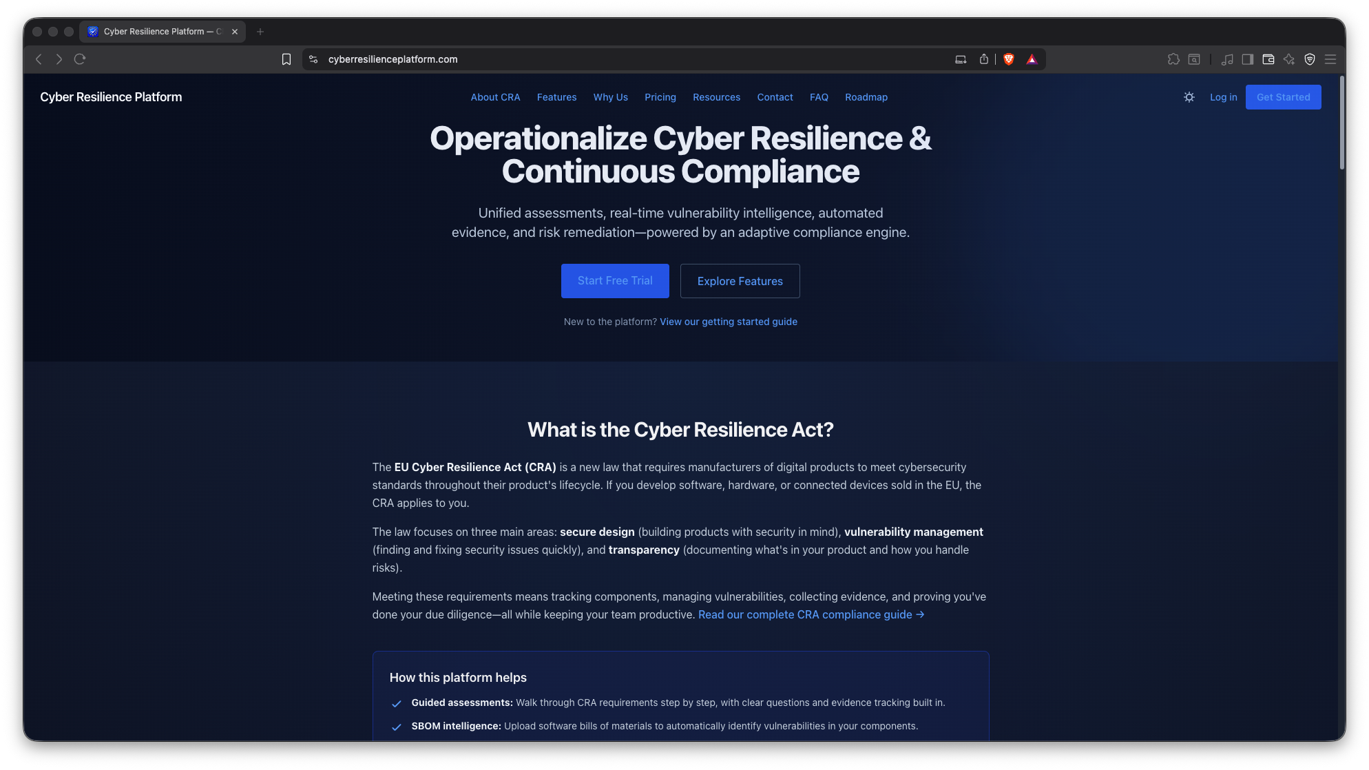 Cyber Resilience Platform gallery image