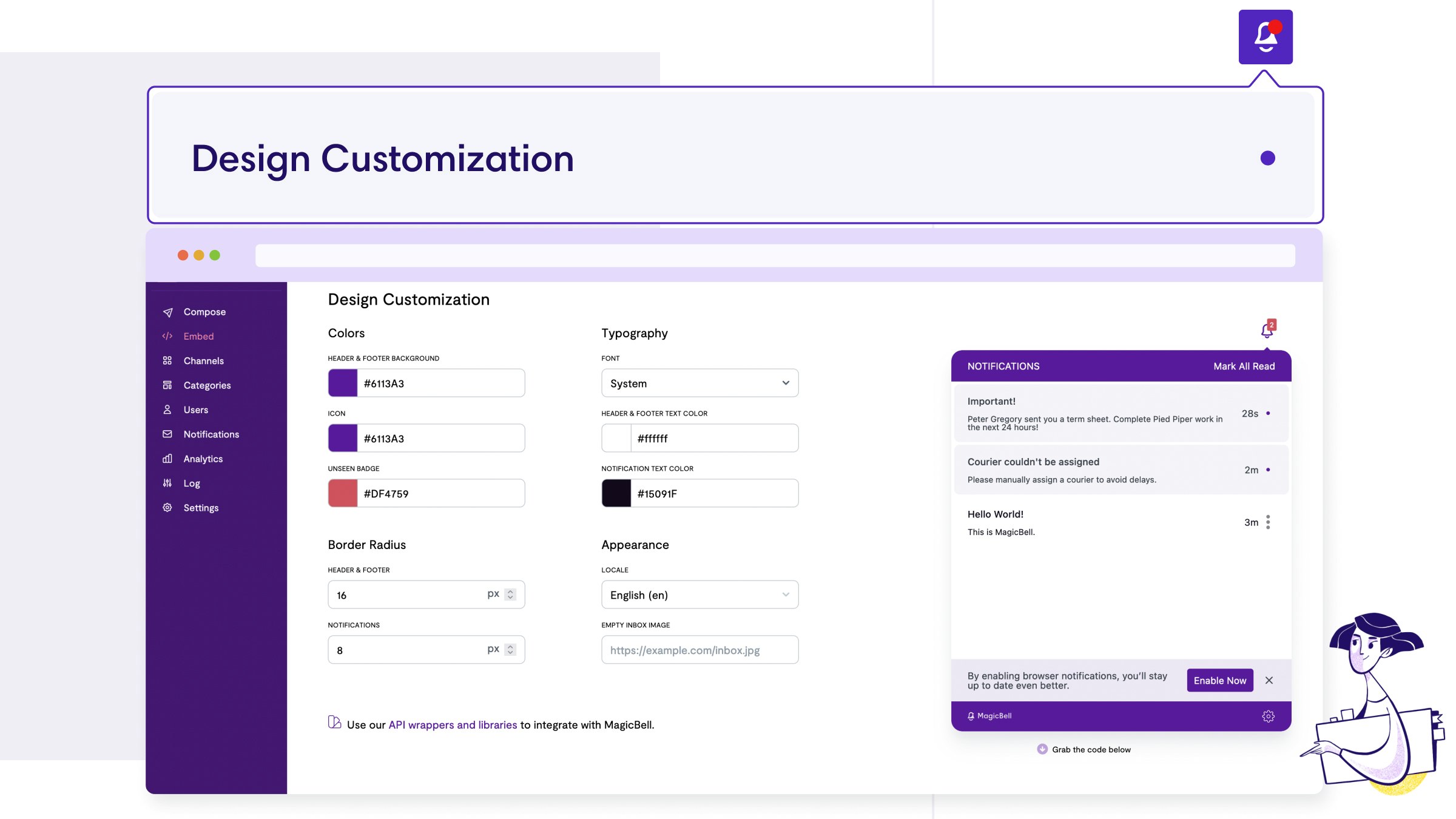 MagicBell gallery image