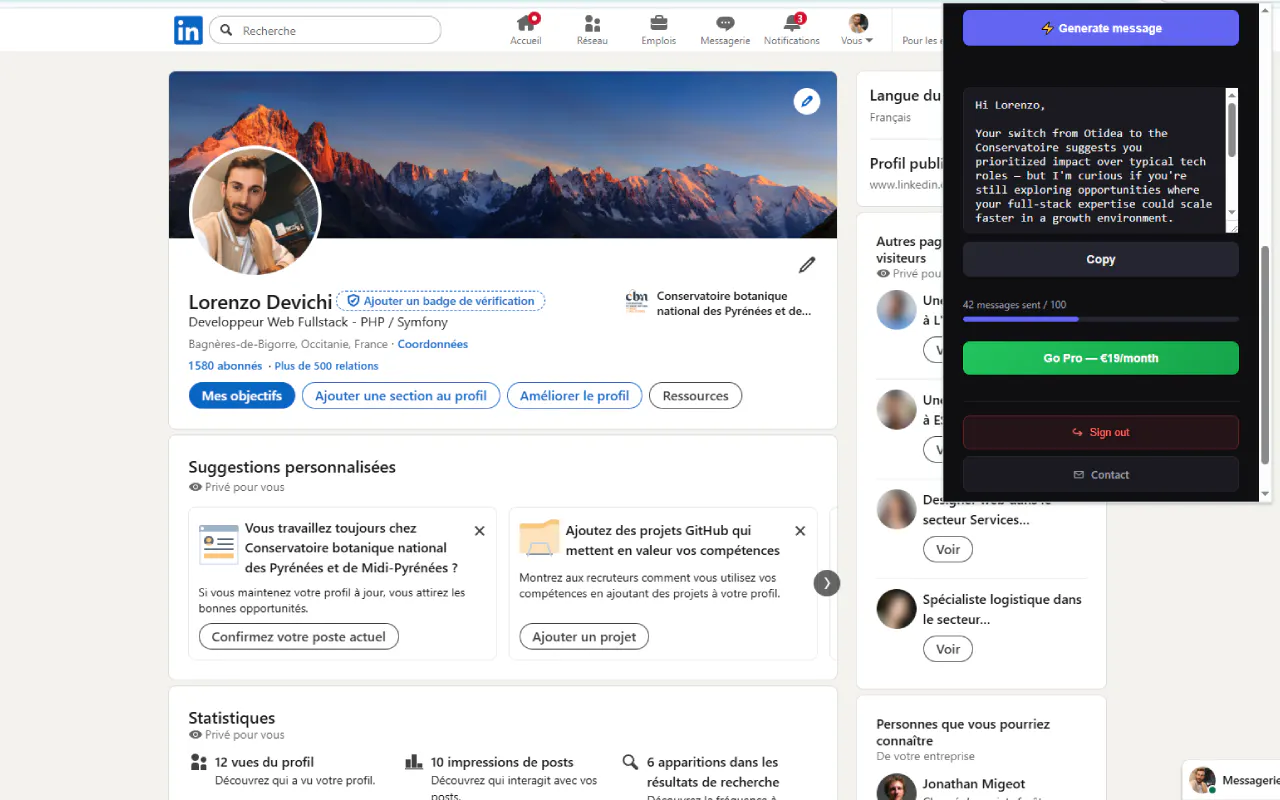 Trakify — LinkedIn Cold Outreach with AI 项目横幅
