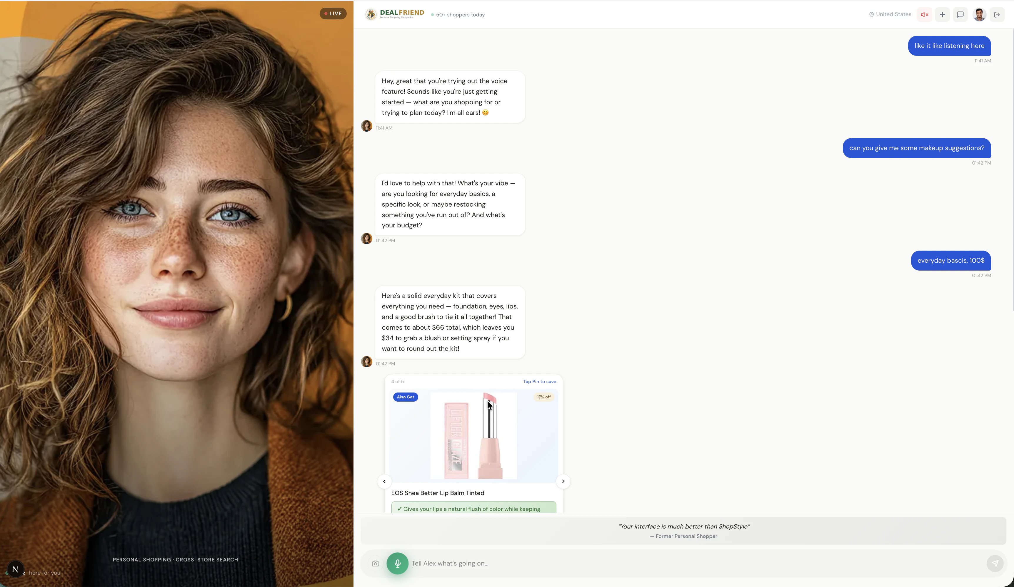 DealFriend — Personal Shopping Companion screenshot 1