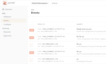 Primitif: Mail & Approval for AI Agents gallery image
