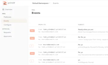 Primitif: Mail & Approval for AI Agents gallery image
