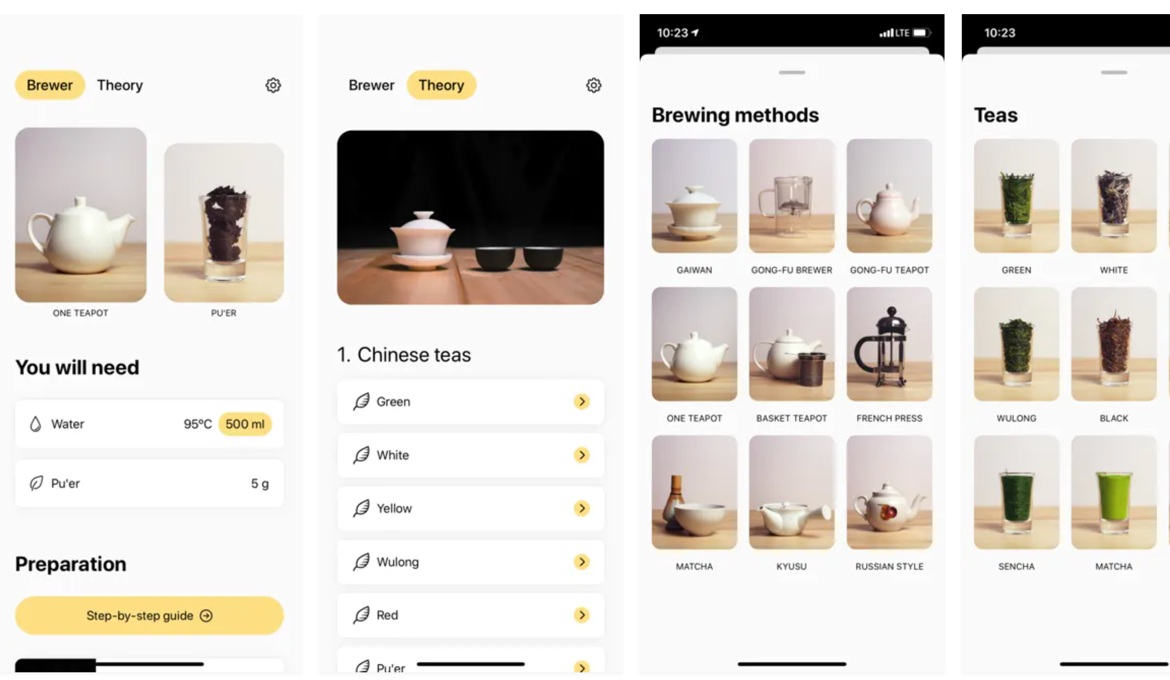 The Great Tea App Introduction to specialty tea with video guides and