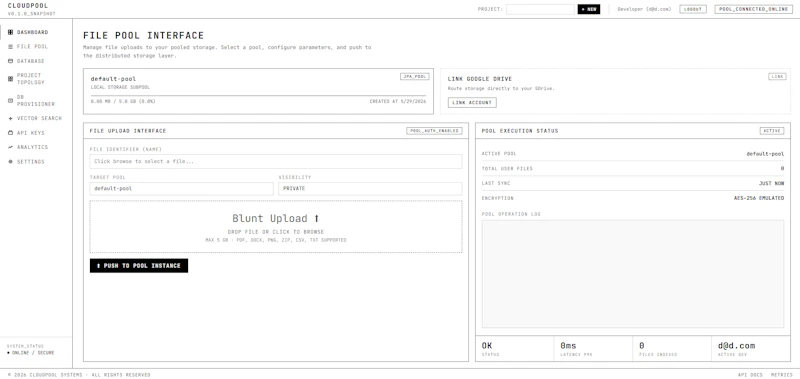 CloudPool screenshot 2