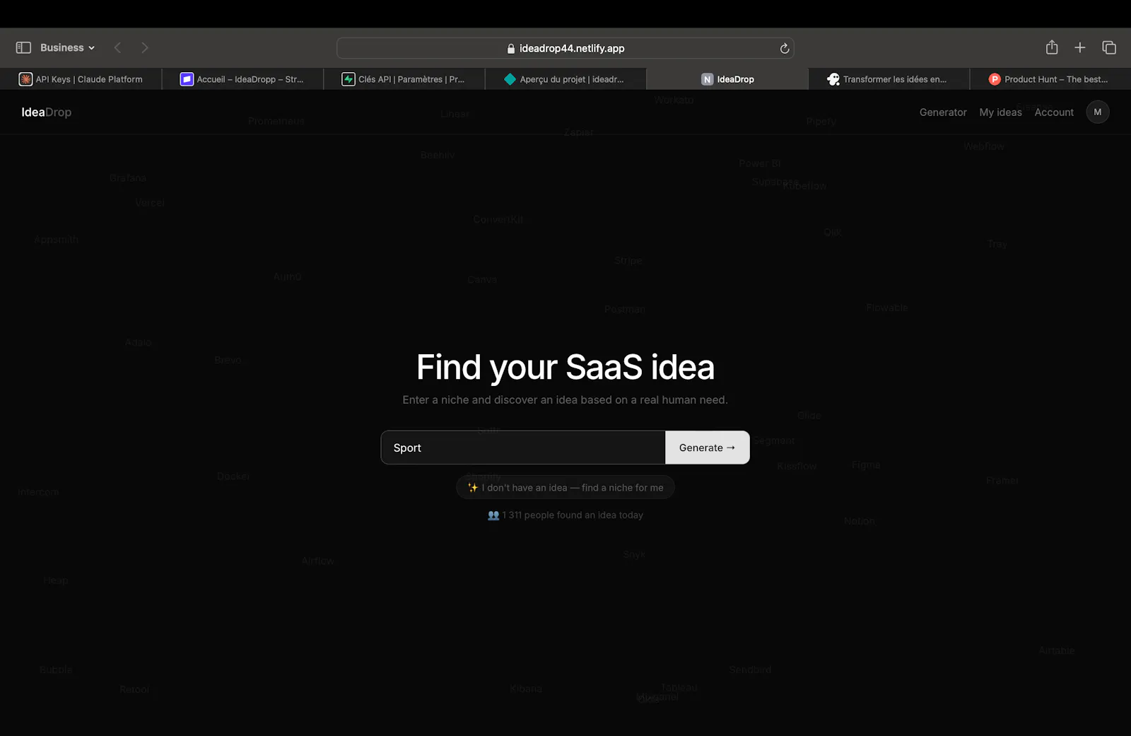 IdeaDrop screenshot 2
