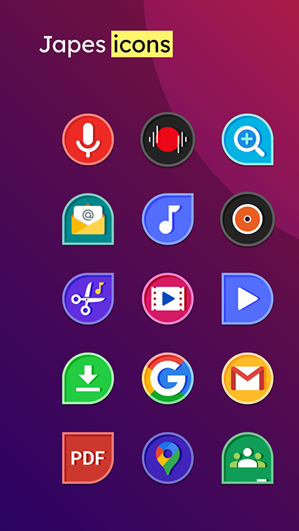 Japes icon pack for Android gallery image