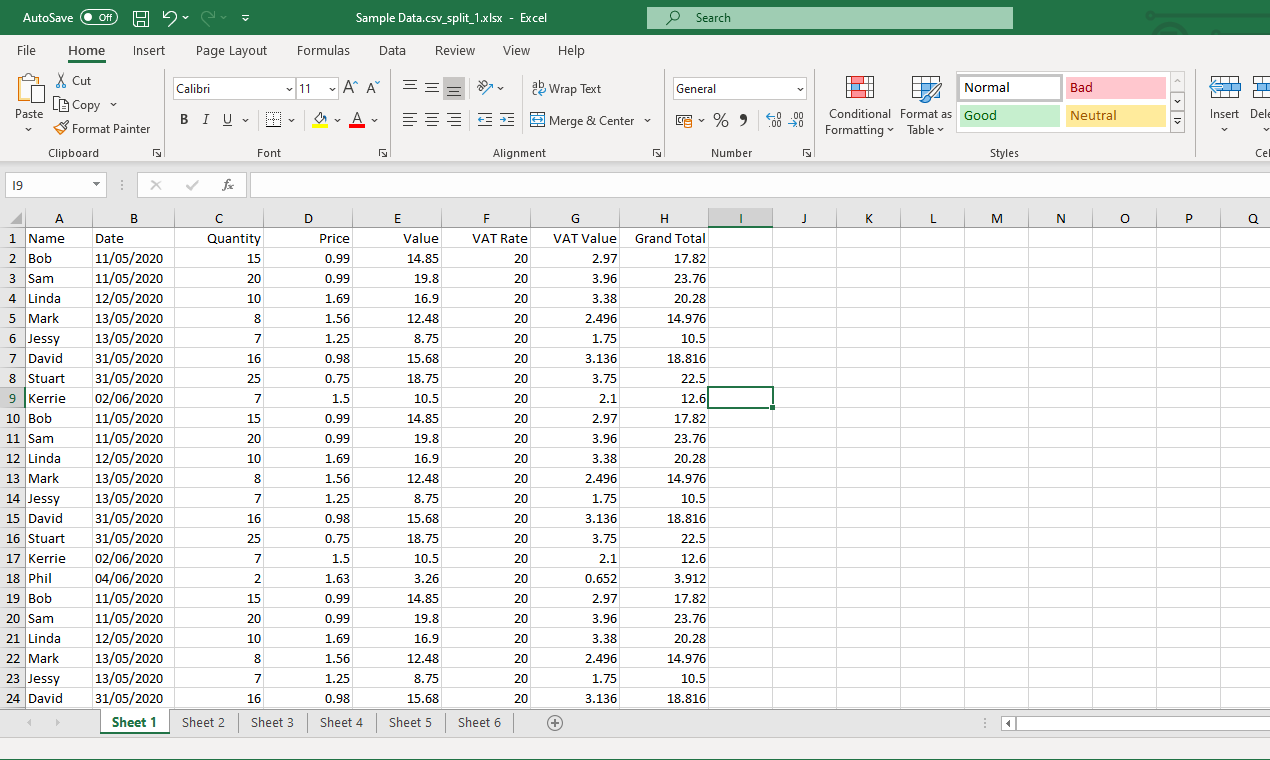 CSV File Splitter gallery image