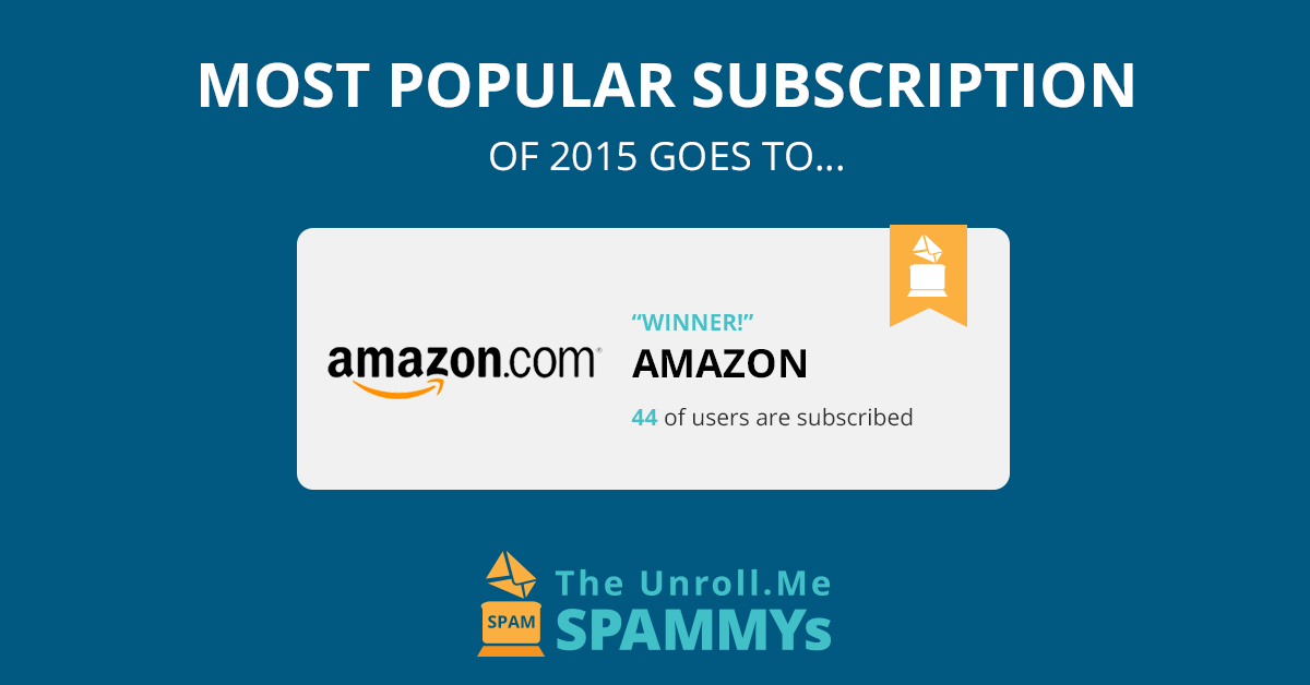 Unroll.me Spammy Awards - 2016 gallery image