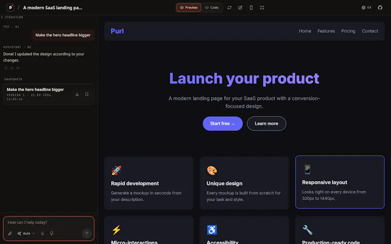 Purl screenshot 2