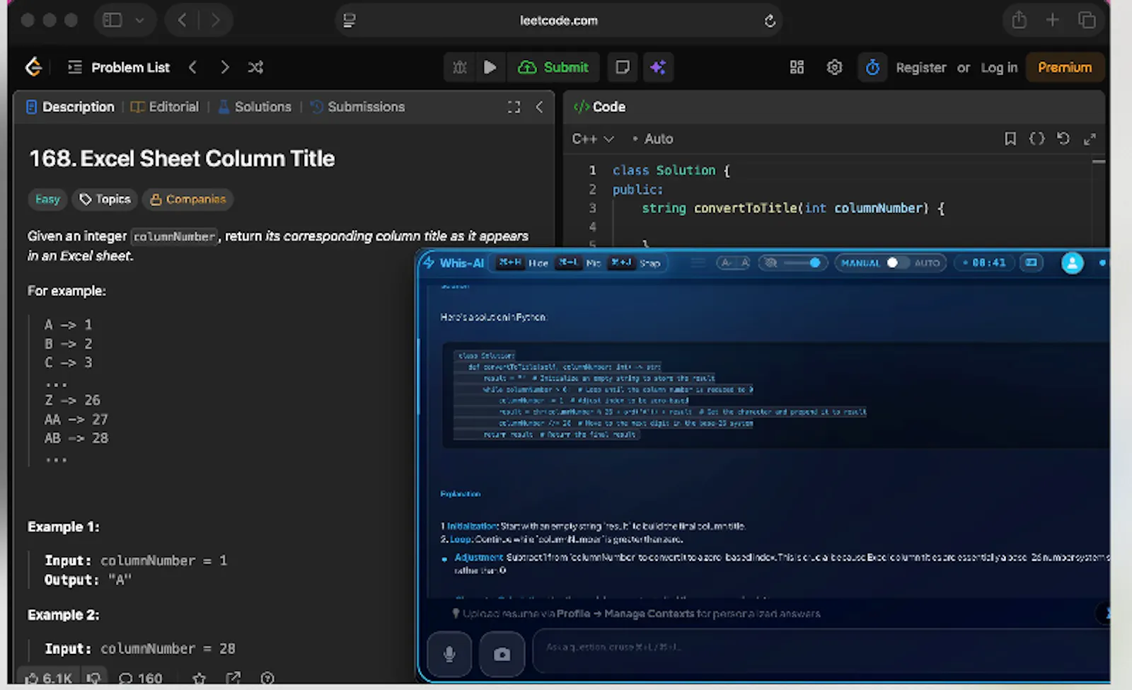 WhisAI - Real Time Interview Copilot screenshot 3