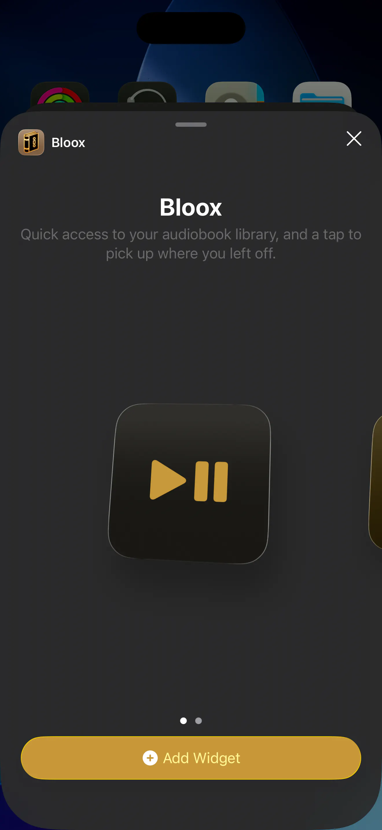 Bloox - an on-device-AI audiobook player gallery image