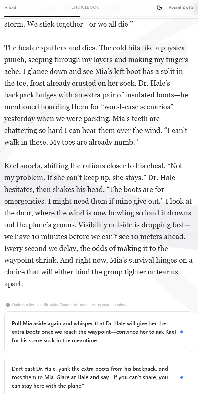 ChoiceBook - Screenshot 4 showing product features and functionality