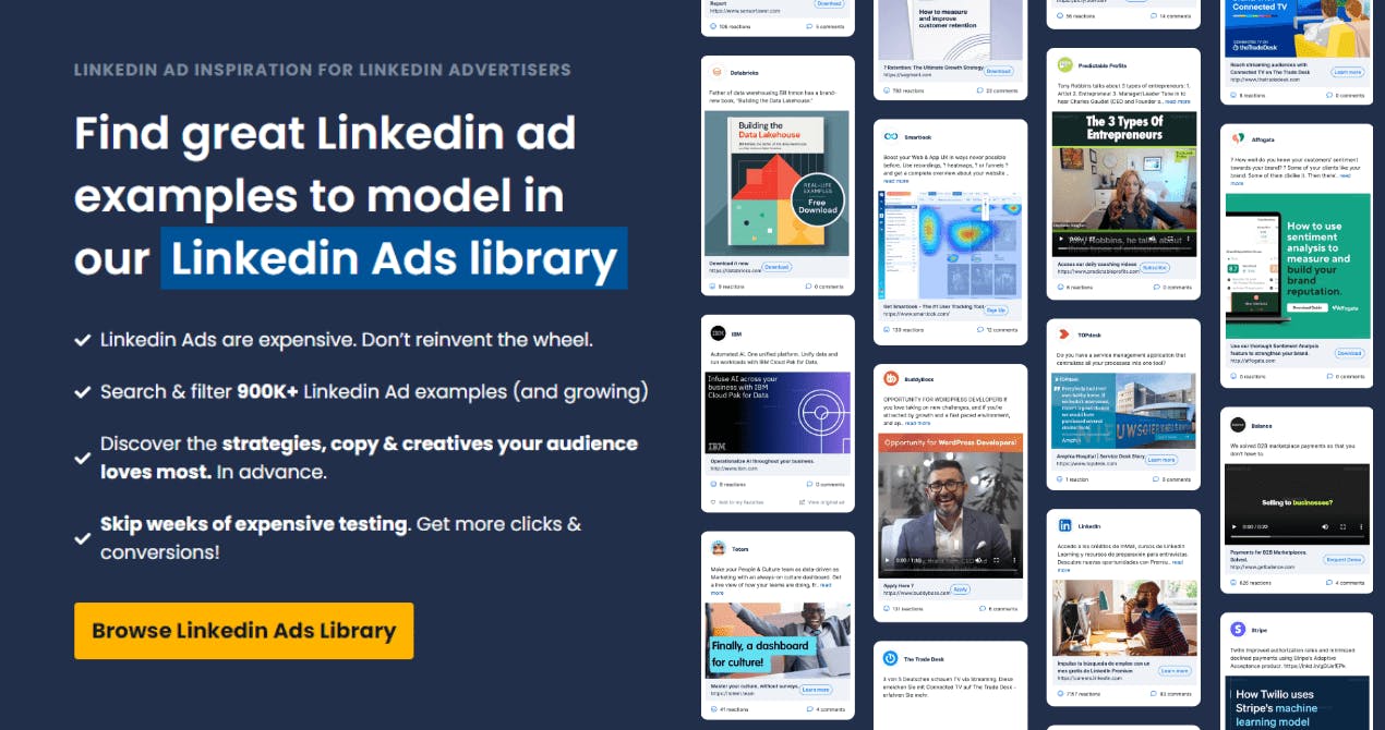 LinkedIn Ads Library by AdSearch.io media 2