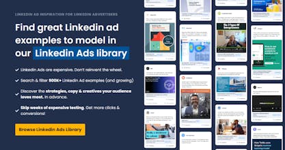 LinkedIn Ad Examples Library by AdSearch gallery image