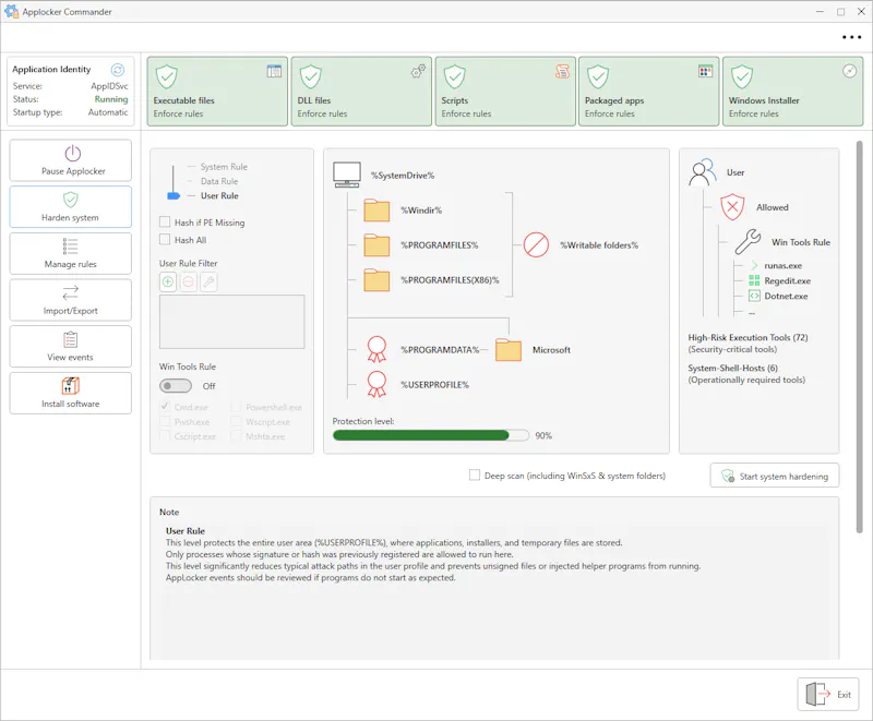 AppLocker Commander™ screenshot 3