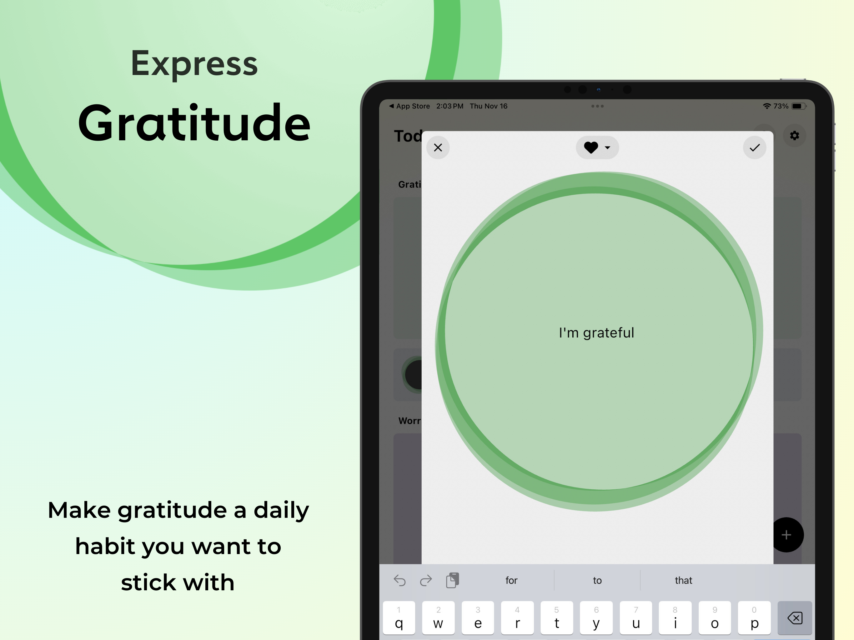 Mídia 6 de Momentory 2.0 - Grande atualização para o diário gratuito de gratidão e autocuidado