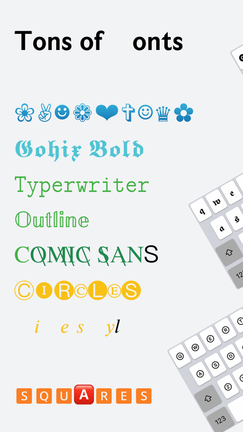 Media Fontsx: Fonts Emoji Keyboard 1
