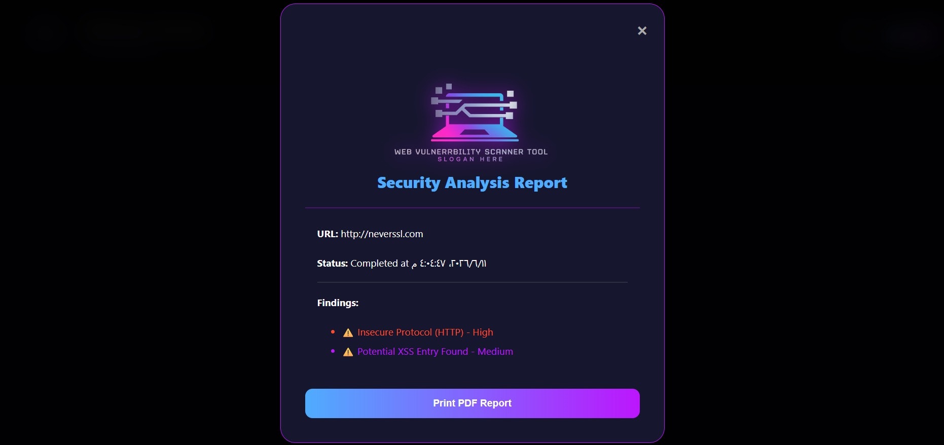 Web Vulnerability Scanner gallery image