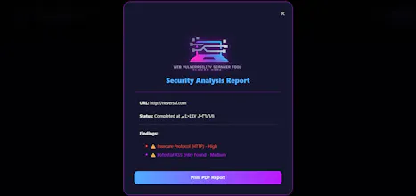 Web Vulnerability Scanner gallery image
