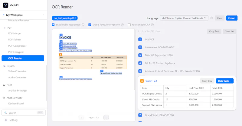 VadeKit screenshot 1