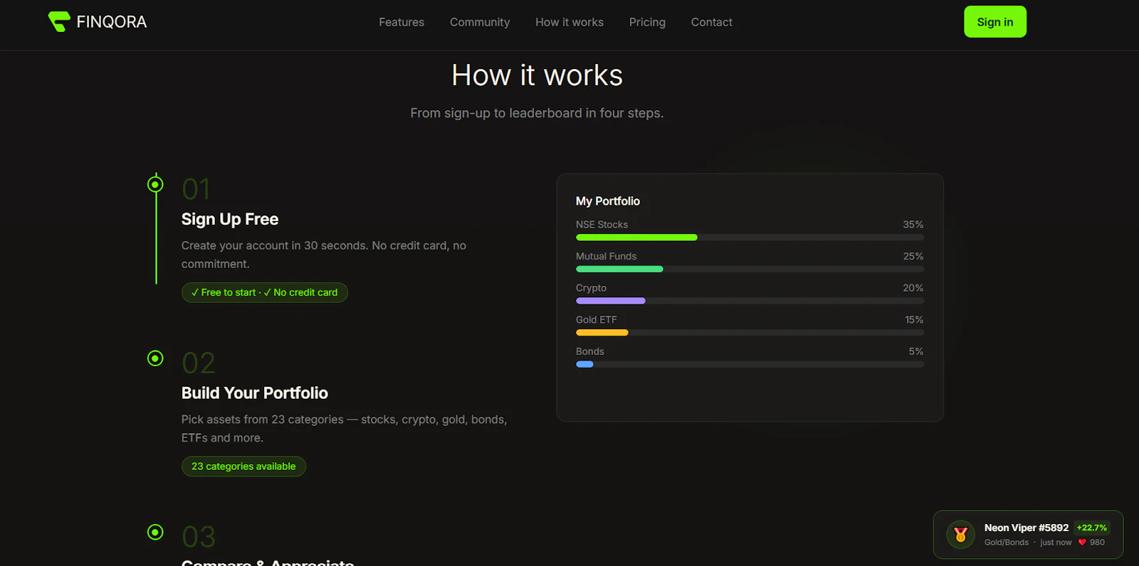 Finqora screenshot 3