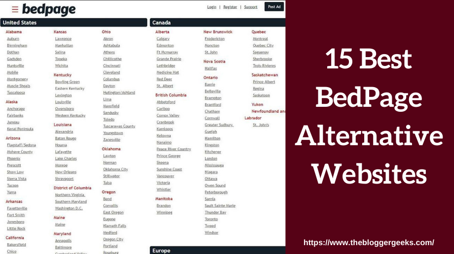 15 BedPage alternatives websites 2021