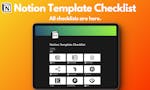 Notion Template Checklist image