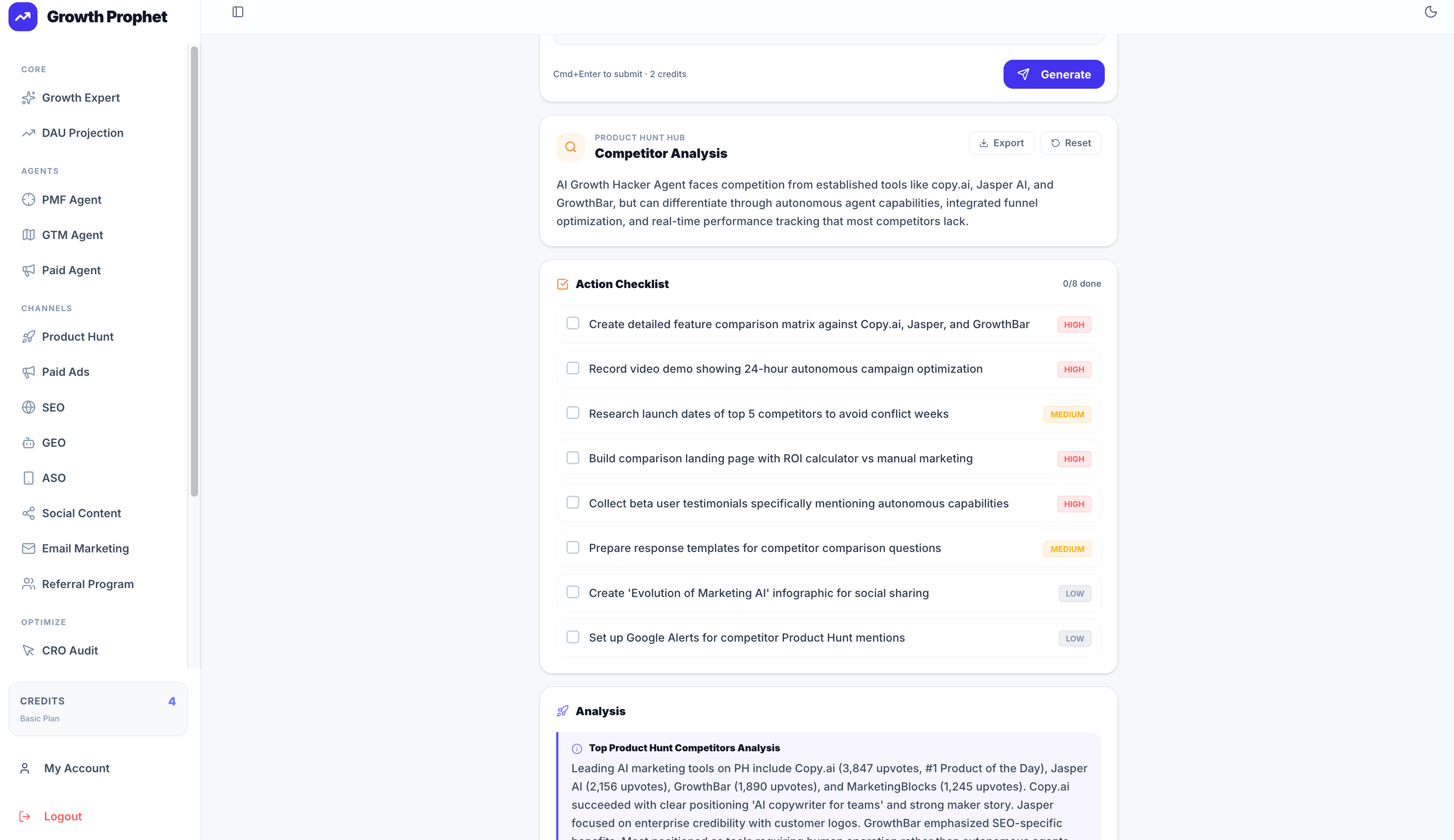 Growth Prophet — AI-driven growth gallery image