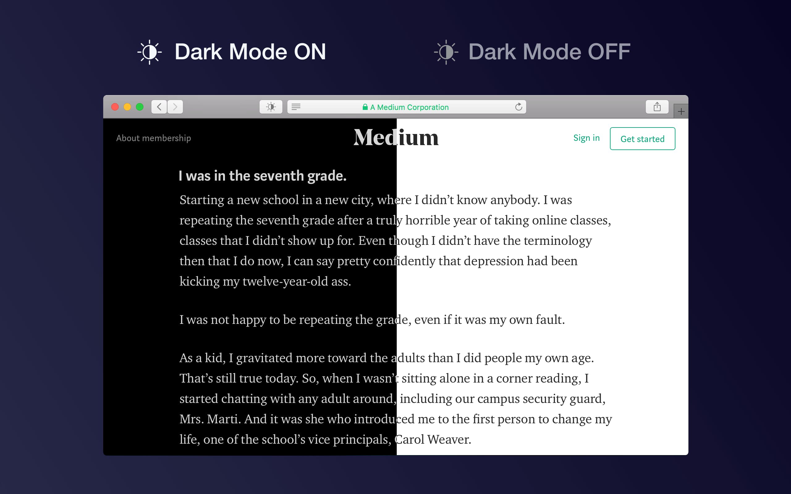 Dark Mode for Safari media 3