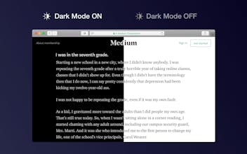 Dark Mode for Safari gallery image