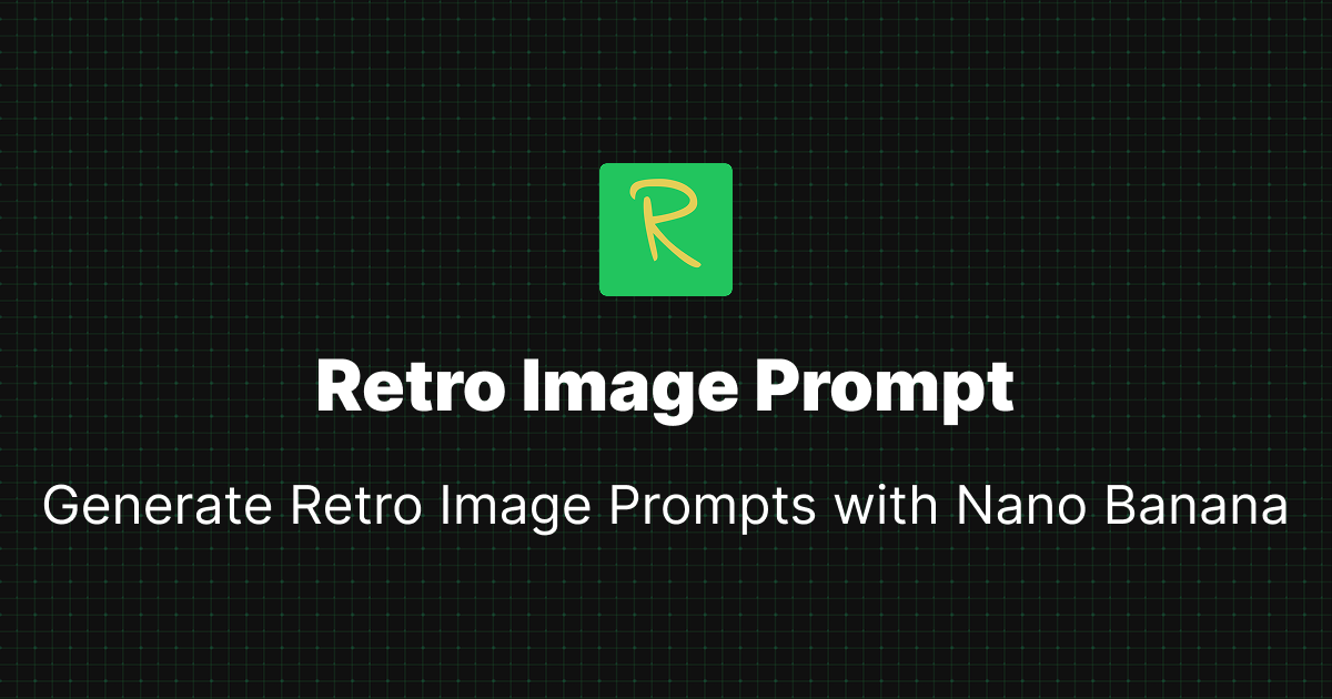 Retro Image Prompt gallery image