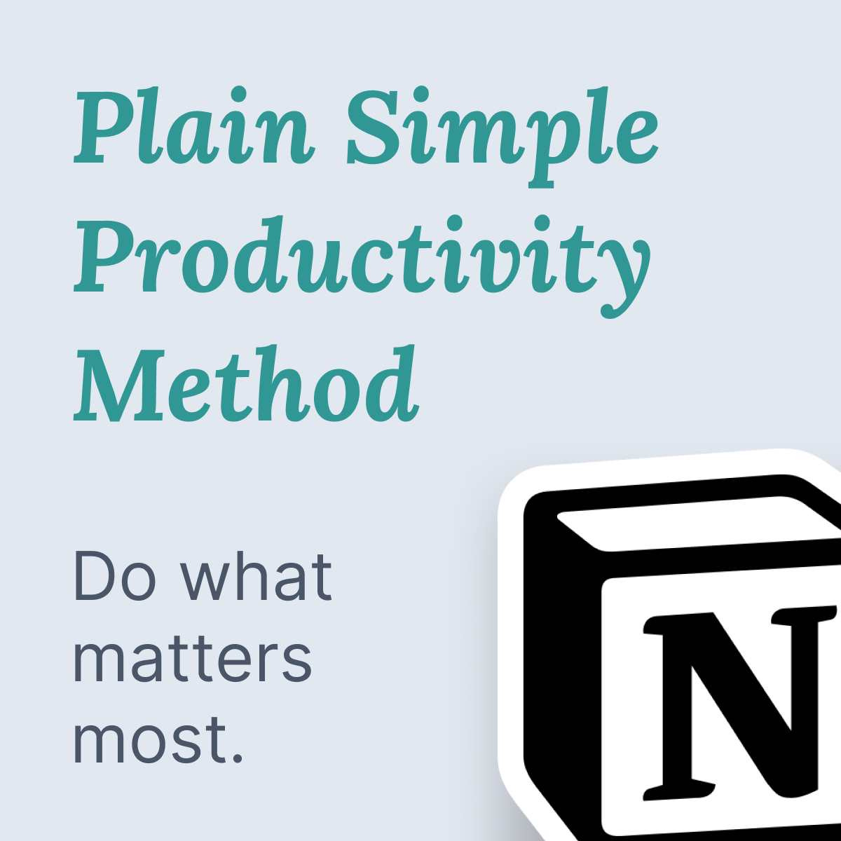 Método de productividad simple simple