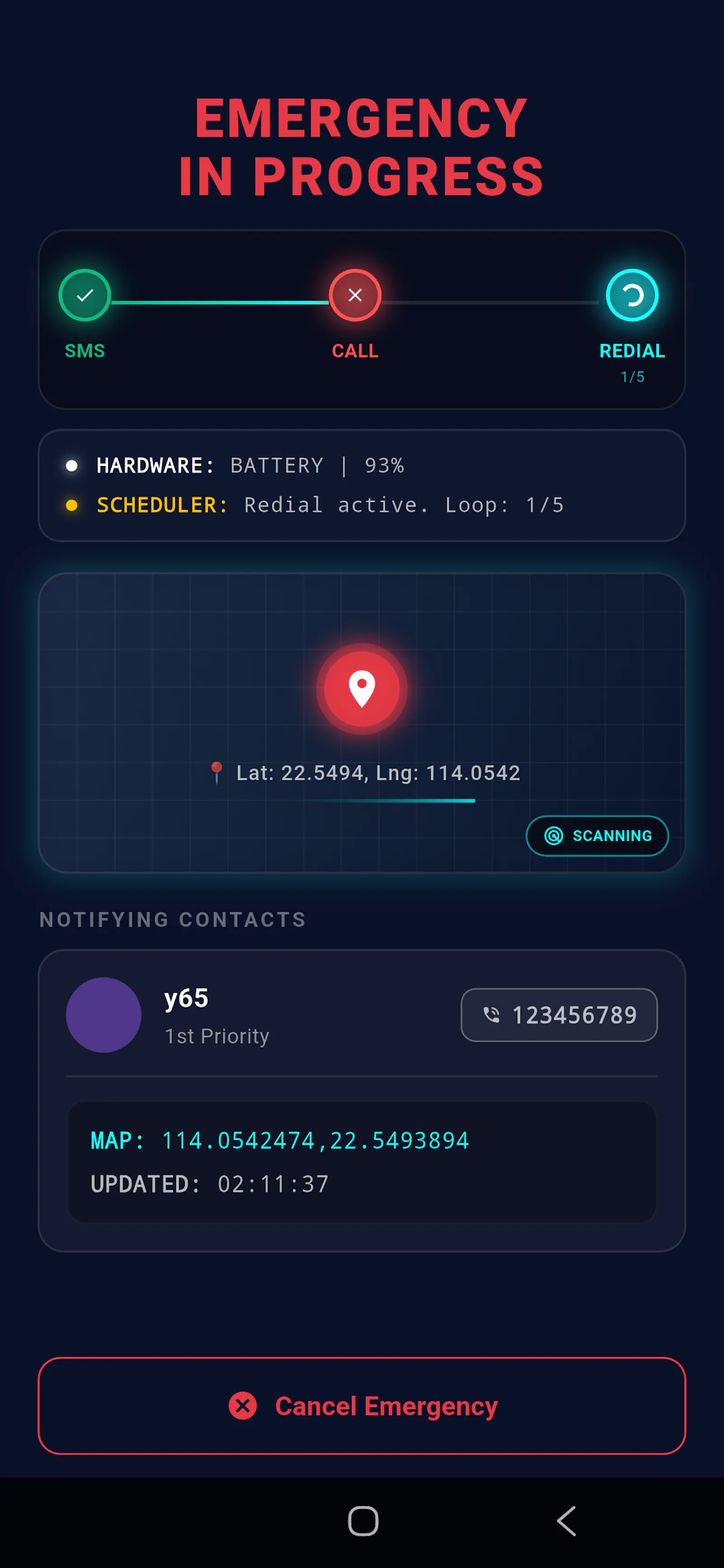 Sentry: Offline Voice SOS for Dumbphones screenshot 3