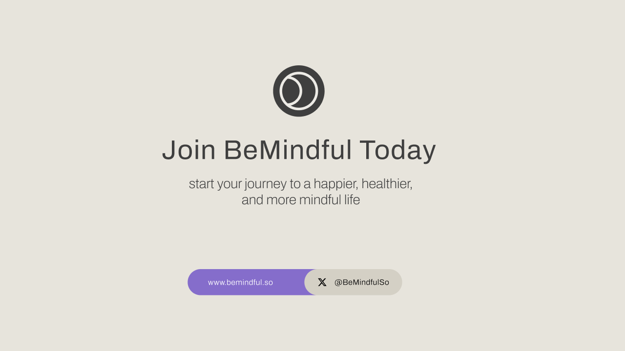 bemindful - 마음 챙김은 브라우저에서 간단하게 만들었습니다 미디어 5