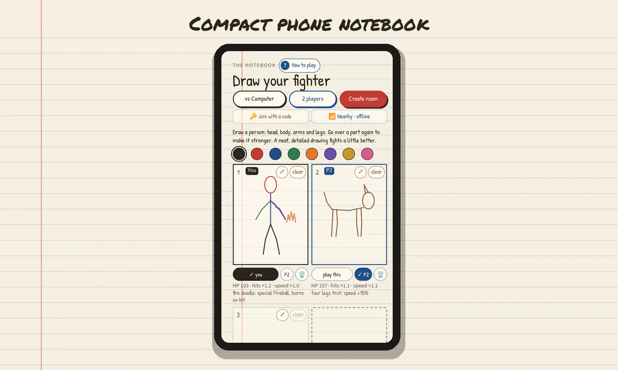 Notebook Fighters gallery image