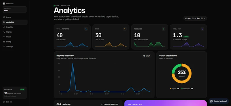 Feedzap - AI Bug Tool screenshot 4