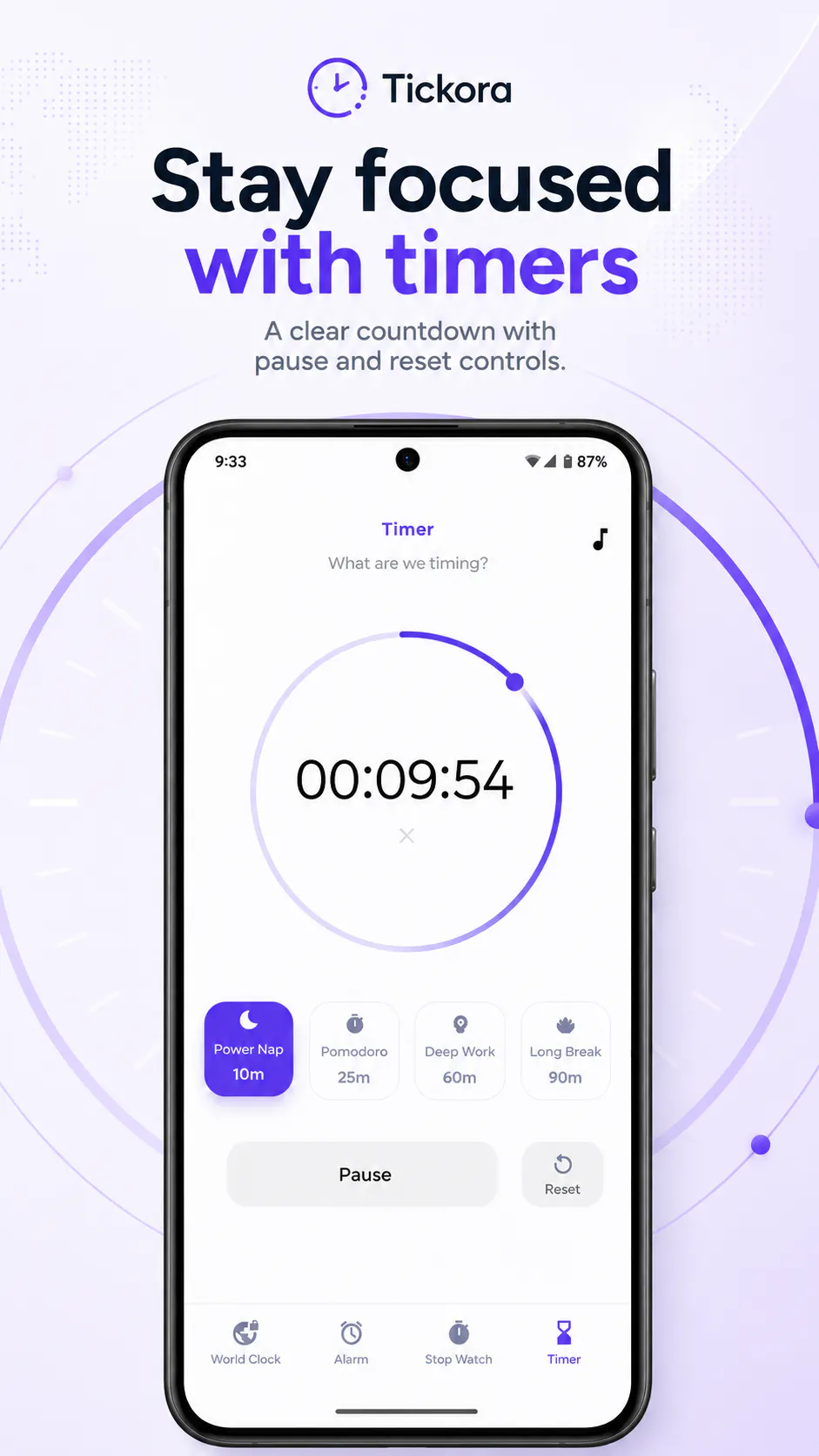 Tickora screenshot