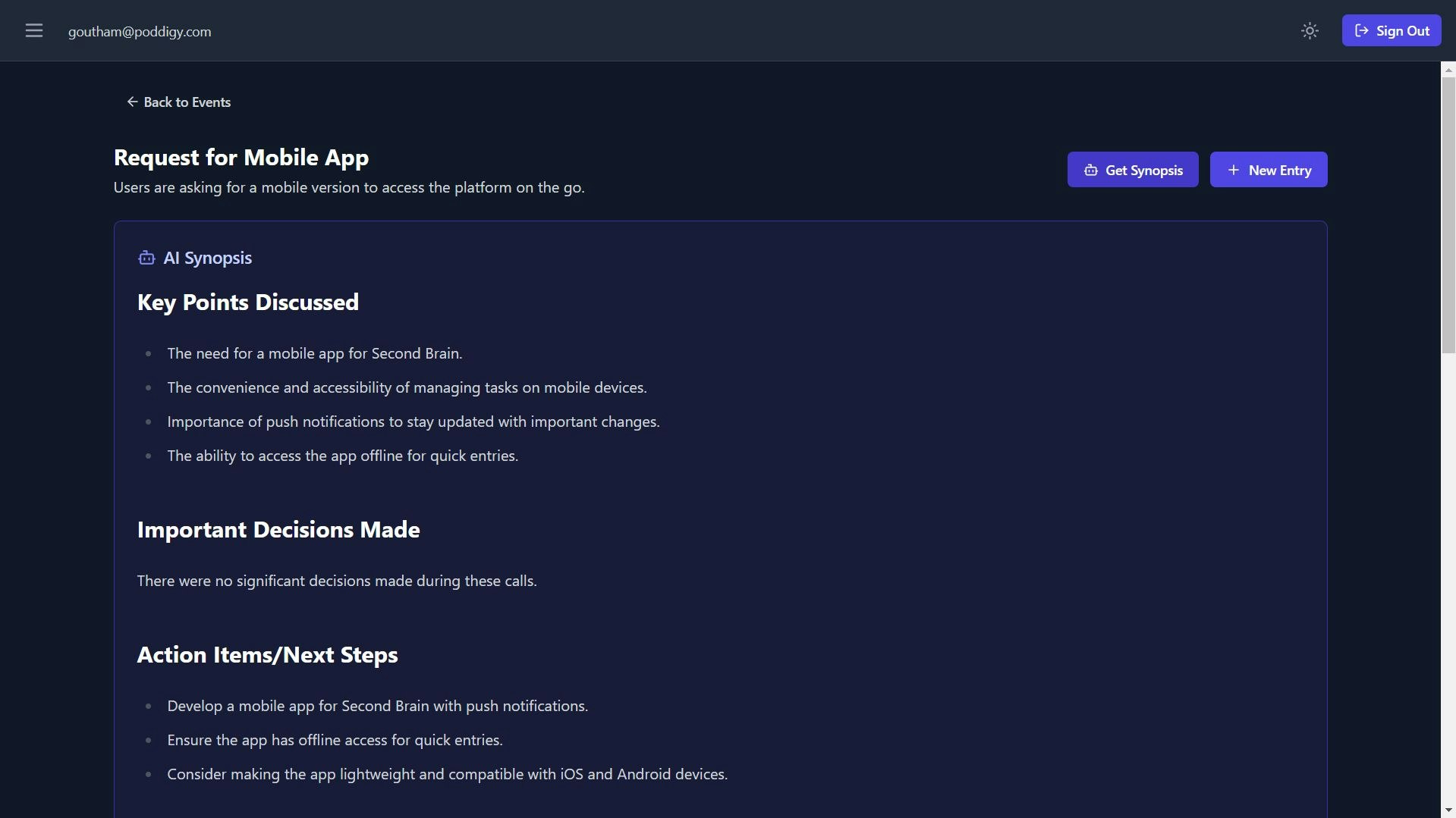 Second Brain gallery image