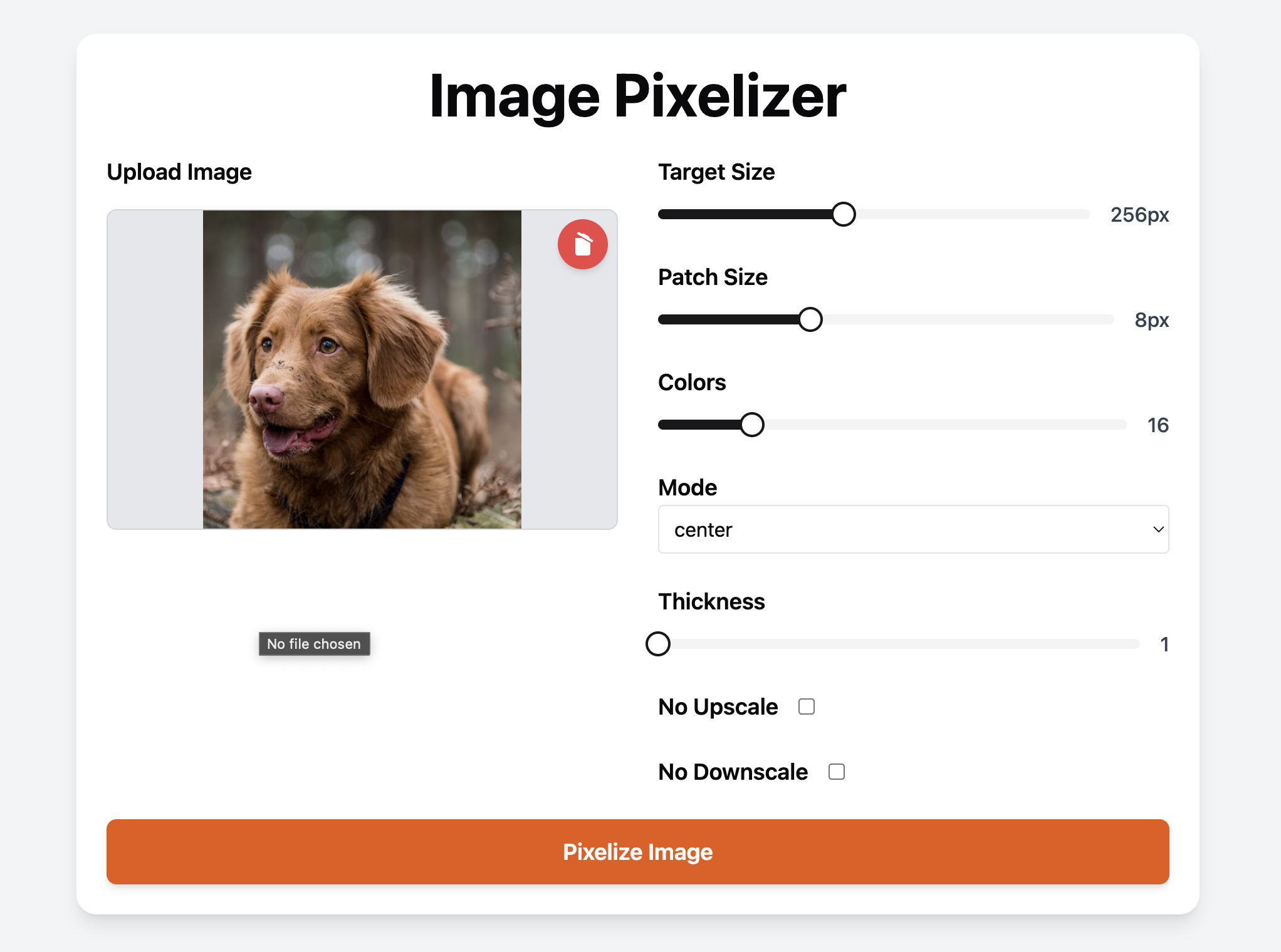 Pixelizer di immagine - Trasforma le tue immagini in splendidi capolavori di arte dei pixel media 2