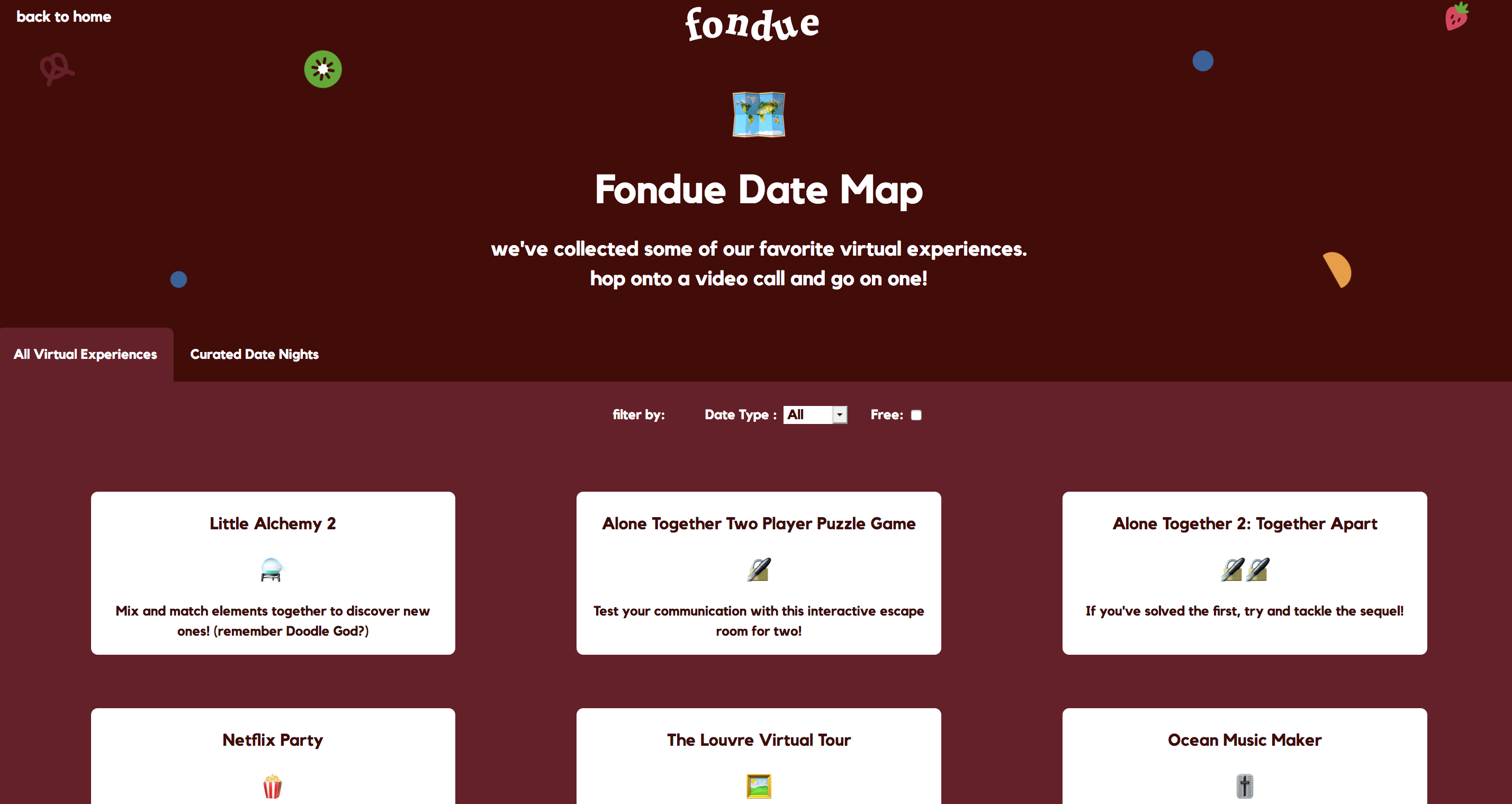 fondue Date Map gallery image