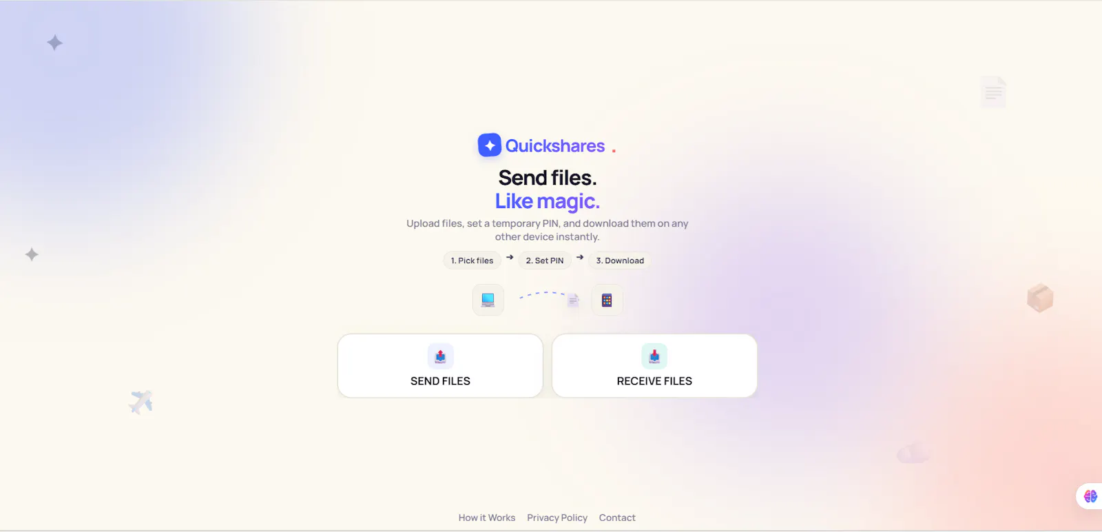 Quickshares.online screenshot 1