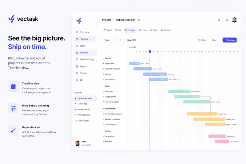 Vectask screenshot 2
