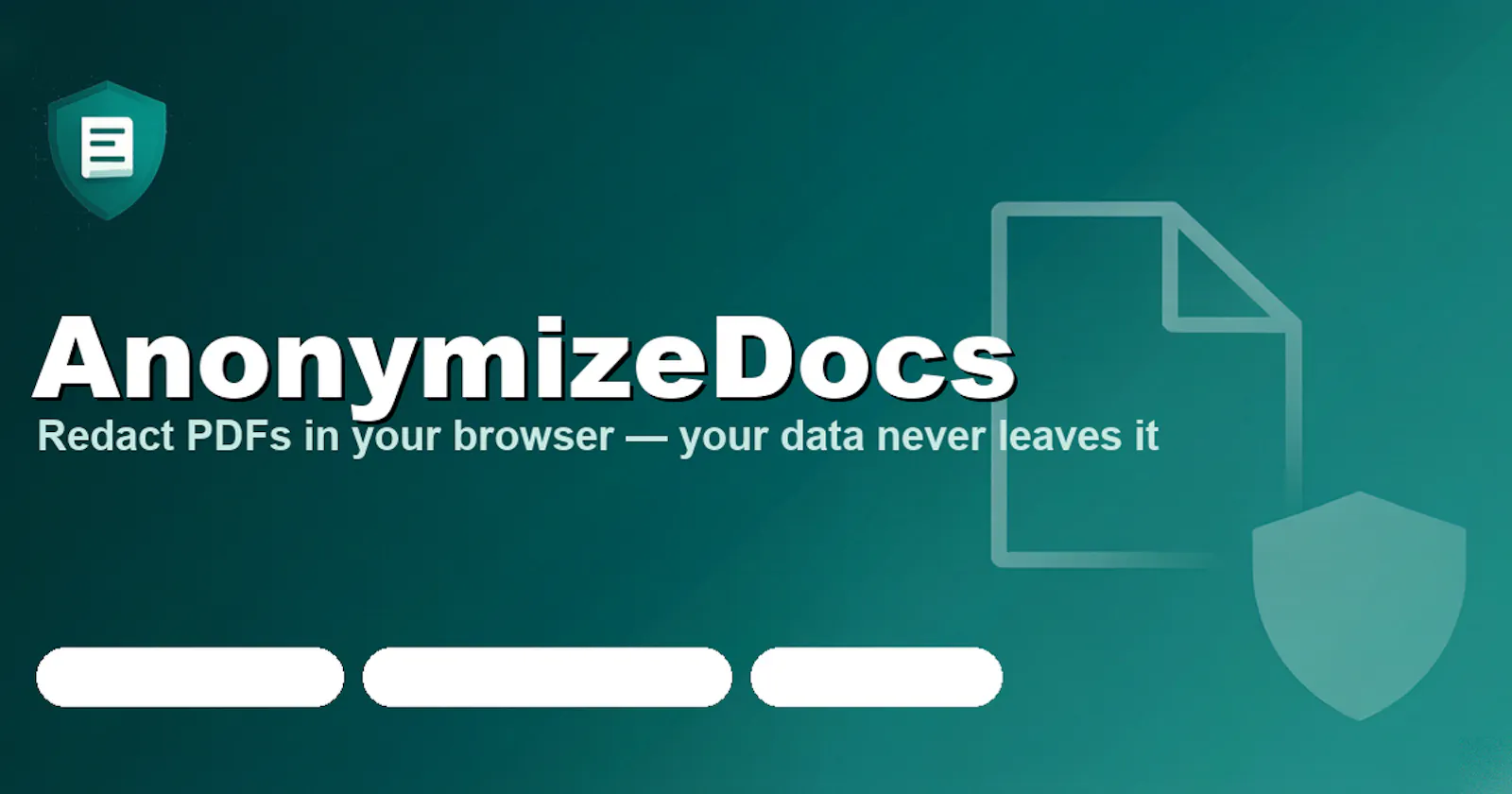 AnonymizeDocs screenshot 1