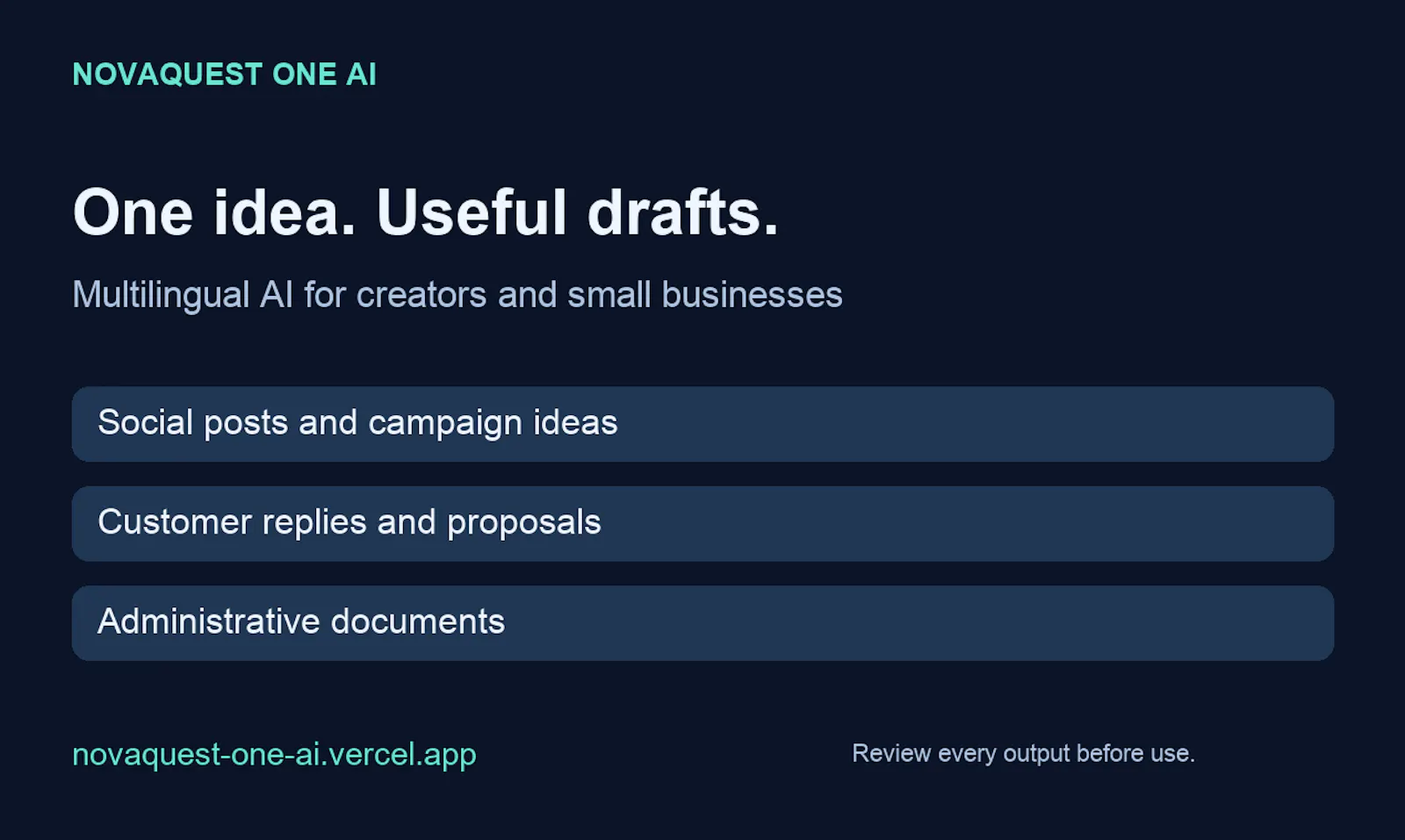 NovaQuest One AI screenshot 3