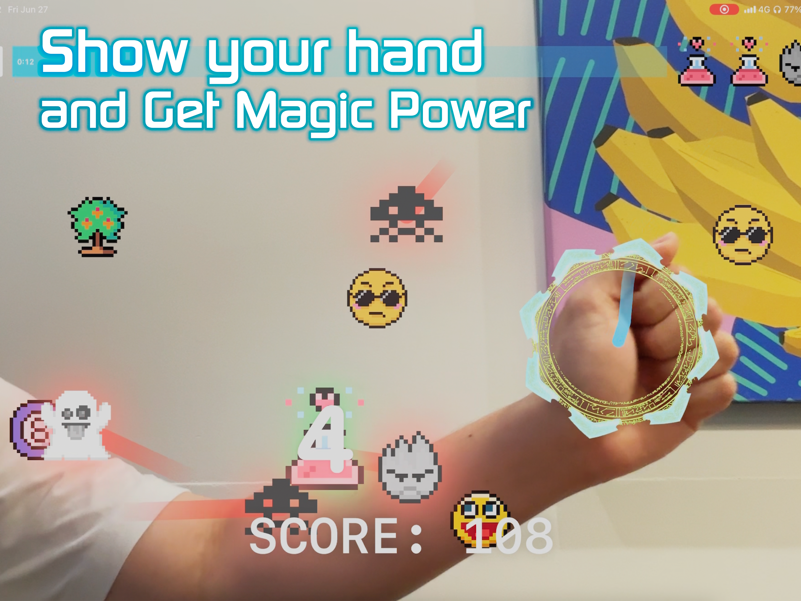Media Pixel Ninja - Tangan anda adalah perisai ajaib anda 2