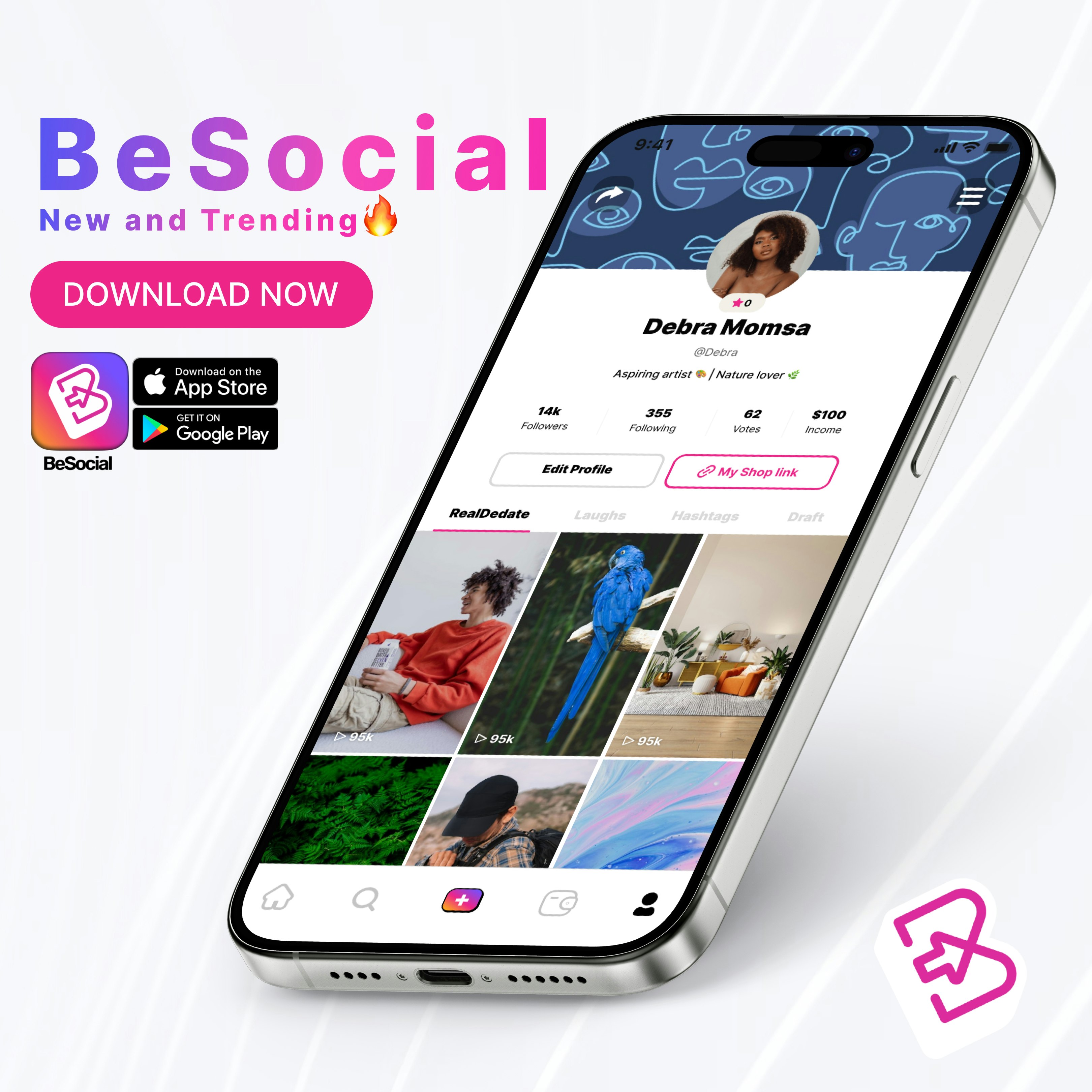 Besocial: monetização sem fim