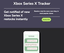 Xbox Series X Tracker gallery image