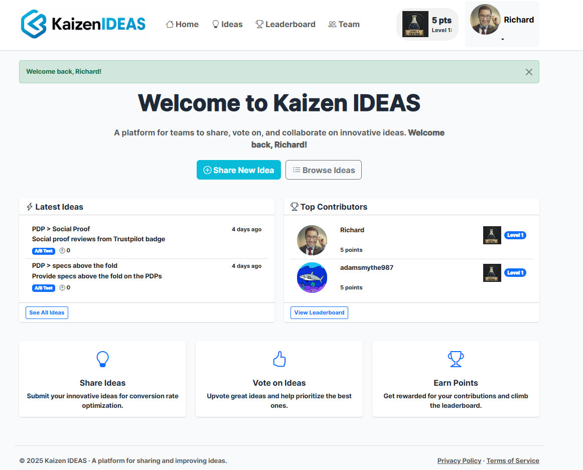 Media Idea Kaizen - Jalankan eksperimen yang lebih baik.Menang lebih kerap. 3