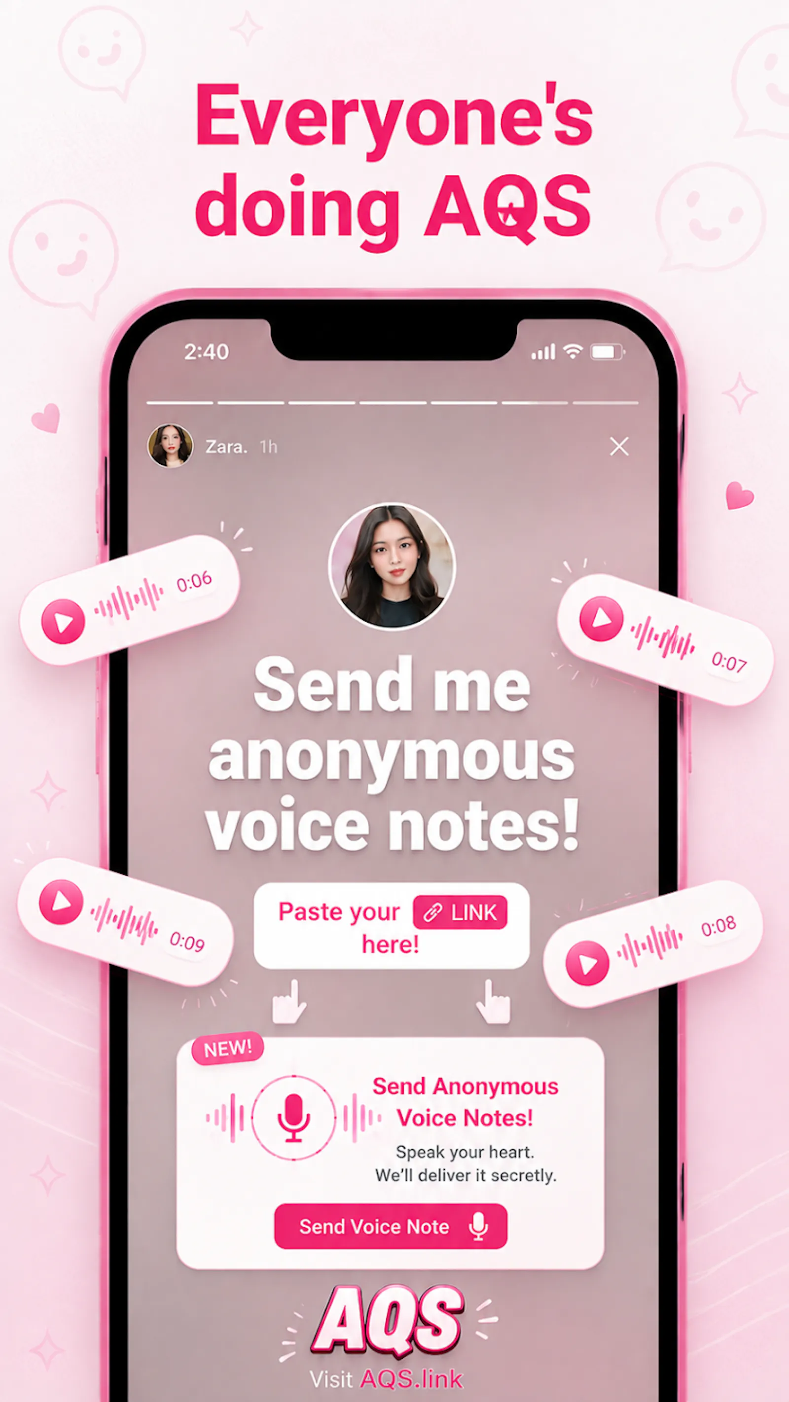 AQS: Anonymous Q&A & Voice AI screenshot 1