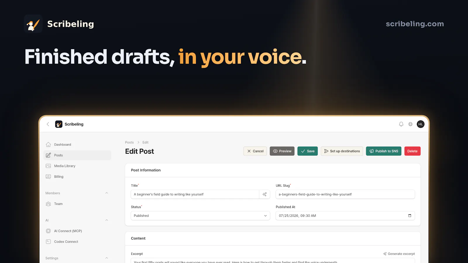 Scribeling — Your ChatGPT, Your marketer screenshot 9